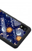 Samsung A-10 Ay Güneş Pijama Tasarımlı Glossy Telefon Kılıfı