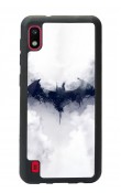 Samsung A-10 Beyaz Batman Tasarımlı Glossy Telefon Kılıfı