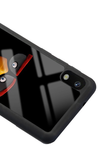 Samsung A-10 Black Angry Birds Tasarımlı Glossy Telefon Kılıfı