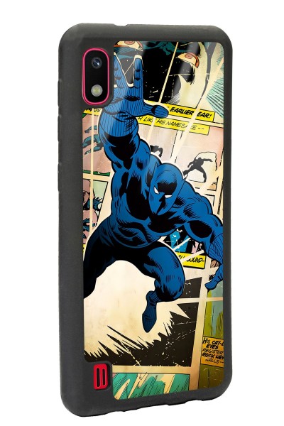 Samsung A-10 Black Panther Kara Panter Tasarımlı Glossy Telefon Kılıfı