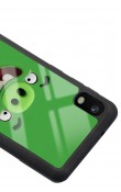 Samsung A-10 Green Angry Birds Tasarımlı Glossy Telefon Kılıfı