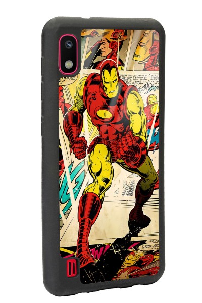 Samsung A-10 Iron Man Demir Adam Tasarımlı Glossy Telefon Kılıfı