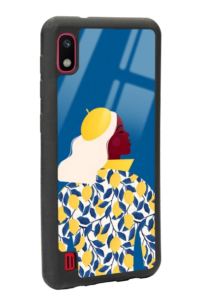 Samsung A-10 Lemon Woman Tasarımlı Glossy Telefon Kılıfı