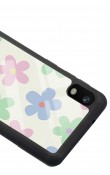Samsung A-10 Nude Çiçek Tasarımlı Glossy Telefon Kılıfı
