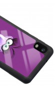 Samsung A-10 Purple Angry Birds Tasarımlı Glossy Telefon Kılıfı