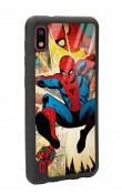 Samsung A-10 Spider-man Örümcek Adam Tasarımlı Glossy Telefon Kılıfı