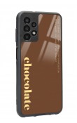 Samsung A-13 Choclate Tasarımlı Glossy Telefon Kılıfı