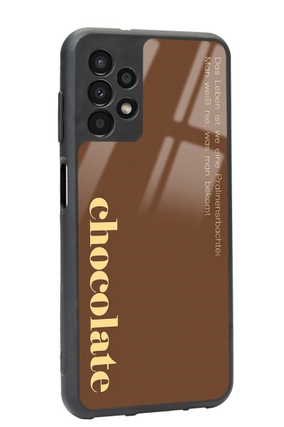 Samsung A-13 Choclate Tasarımlı Glossy Telefon Kılıfı