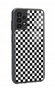 Samsung A-13 Damalı Tasarımlı Glossy Telefon Kılıfı