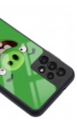 Samsung A-13 Green Angry Birds Tasarımlı Glossy Telefon Kılıfı