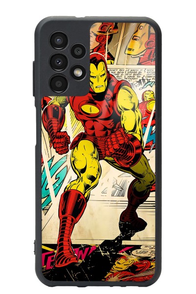 Samsung A-13 Iron Man Demir Adam Tasarımlı Glossy Telefon Kılıfı