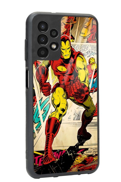 Samsung A-13 Iron Man Demir Adam Tasarımlı Glossy Telefon Kılıfı