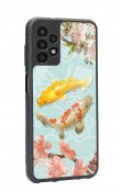 Samsung A-13 Koi Balığı Tasarımlı Glossy Telefon Kılıfı