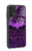 Samsung A-13 Lila Batman Tasarımlı Glossy Telefon Kılıfı