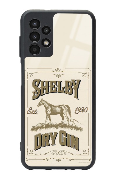 Samsung A-13 Peaky Blinders Shelby Dry Gin Tasarımlı Glossy Telefon Kılıfı