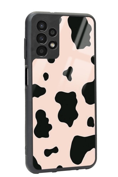 Samsung A-13 Pink Milky Tasarımlı Glossy Telefon Kılıfı