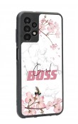 Samsung A-13 Sakura Girl Boss Tasarımlı Glossy Telefon Kılıfı