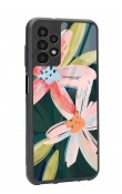 Samsung A-13 Suluboya Çiçek Tasarımlı Glossy Telefon Kılıfı