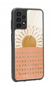 Samsung A-13 Suluboya Güneş Tasarımlı Glossy Telefon Kılıfı