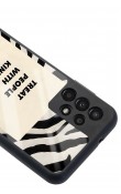 Samsung A-13 Zebra Motto Tasarımlı Glossy Telefon Kılıfı