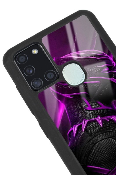Samsung A-21s Black Panter Tasarımlı Glossy Telefon Kılıfı