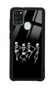 Samsung A-21s Dancer Skeleton Tasarımlı Glossy Telefon Kılıfı