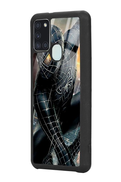 Samsung A-21s Dark Spider Tasarımlı Glossy Telefon Kılıfı