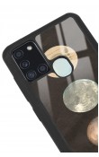 Samsung A-21s Night Moon Tasarımlı Glossy Telefon Kılıfı