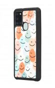 Samsung A-21s Nude Smile Tasarımlı Glossy Telefon Kılıfı