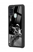 Samsung A-21s Uyumlu Space Tasarımlı Glossy Telefon Kılıfı