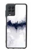 Samsung A-22 Beyaz Batman Tasarımlı Glossy Telefon Kılıfı