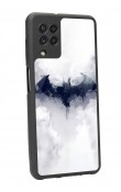 Samsung A-22 Beyaz Batman Tasarımlı Glossy Telefon Kılıfı