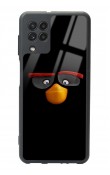 Samsung A-22 Black Angry Birds Tasarımlı Glossy Telefon Kılıfı