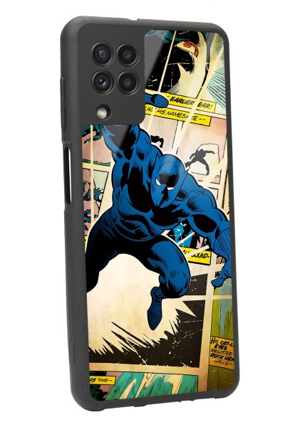 Samsung A-22 Black Panther Kara Panter Tasarımlı Glossy Telefon Kılıfı