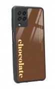 Samsung A-22 Choclate Tasarımlı Glossy Telefon Kılıfı