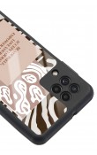 Samsung A-22 Emoji Zebra Tasarımlı Glossy Telefon Kılıfı