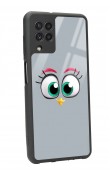 Samsung A-22 Grey Angry Birds Tasarımlı Glossy Telefon Kılıfı