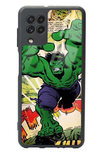 Samsung A-22 Hulk Tasarımlı Glossy Telefon Kılıfı