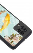Samsung A-22 Koi Balığı Tasarımlı Glossy Telefon Kılıfı