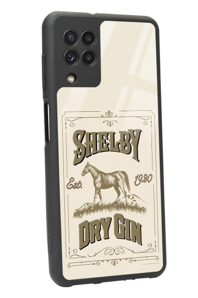 Samsung A-22 Peaky Blinders Shelby Dry Gin Tasarımlı Glossy Telefon Kılıfı