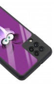 Samsung A-22 Purple Angry Birds Tasarımlı Glossy Telefon Kılıfı