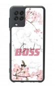 Samsung A-22 Sakura Girl Boss Tasarımlı Glossy Telefon Kılıfı