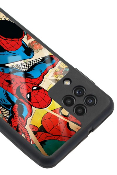 Samsung A-22 Spider-man Örümcek Adam Tasarımlı Glossy Telefon Kılıfı