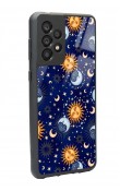 Samsung A-33 Ay Güneş Pijama Tasarımlı Glossy Telefon Kılıfı