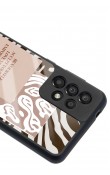 Samsung A-33 Emoji Zebra Tasarımlı Glossy Telefon Kılıfı
