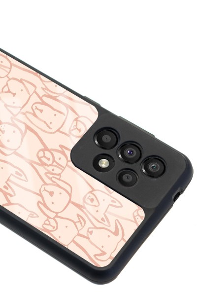 Samsung A-33 Pink Dog Tasarımlı Glossy Telefon Kılıfı