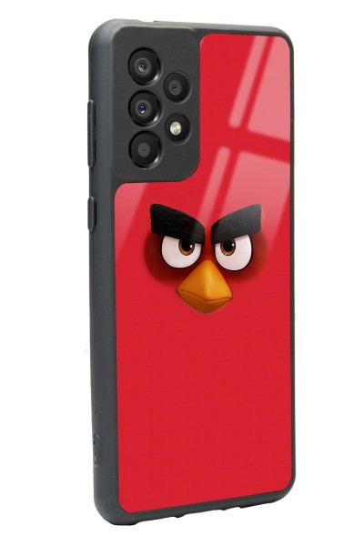 Samsung A-33 Red Angry Birds Tasarımlı Glossy Telefon Kılıfı