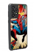 Samsung A-33 Spider-man Örümcek Adam Tasarımlı Glossy Telefon Kılıfı