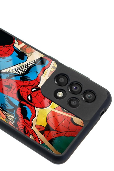 Samsung A-33 Spider-man Örümcek Adam Tasarımlı Glossy Telefon Kılıfı