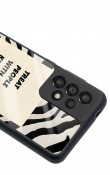 Samsung A-33 Zebra Motto Tasarımlı Glossy Telefon Kılıfı